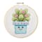 Summer Kawaii Potted Plant Counted Cross Stitch Kit by Loops & Threads®